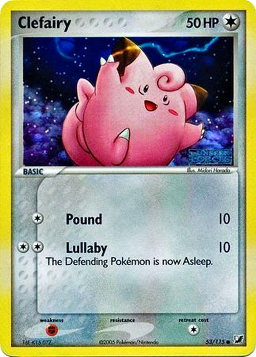 Clefairy (53/115) (Stamped) [EX: Unseen Forces] | Mega City Incorporated