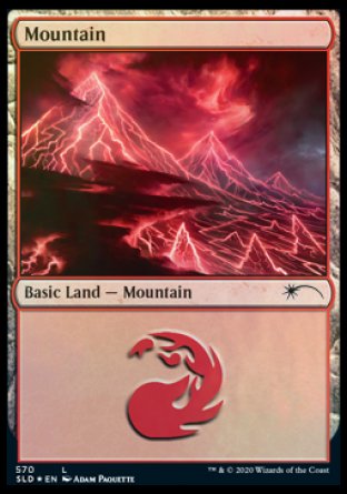 Mountain (Lightning) (570) [Secret Lair Drop Promos] | Mega City Incorporated