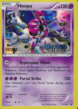 Hoopa (XY147) (Staff) [XY: Black Star Promos] | Mega City Incorporated