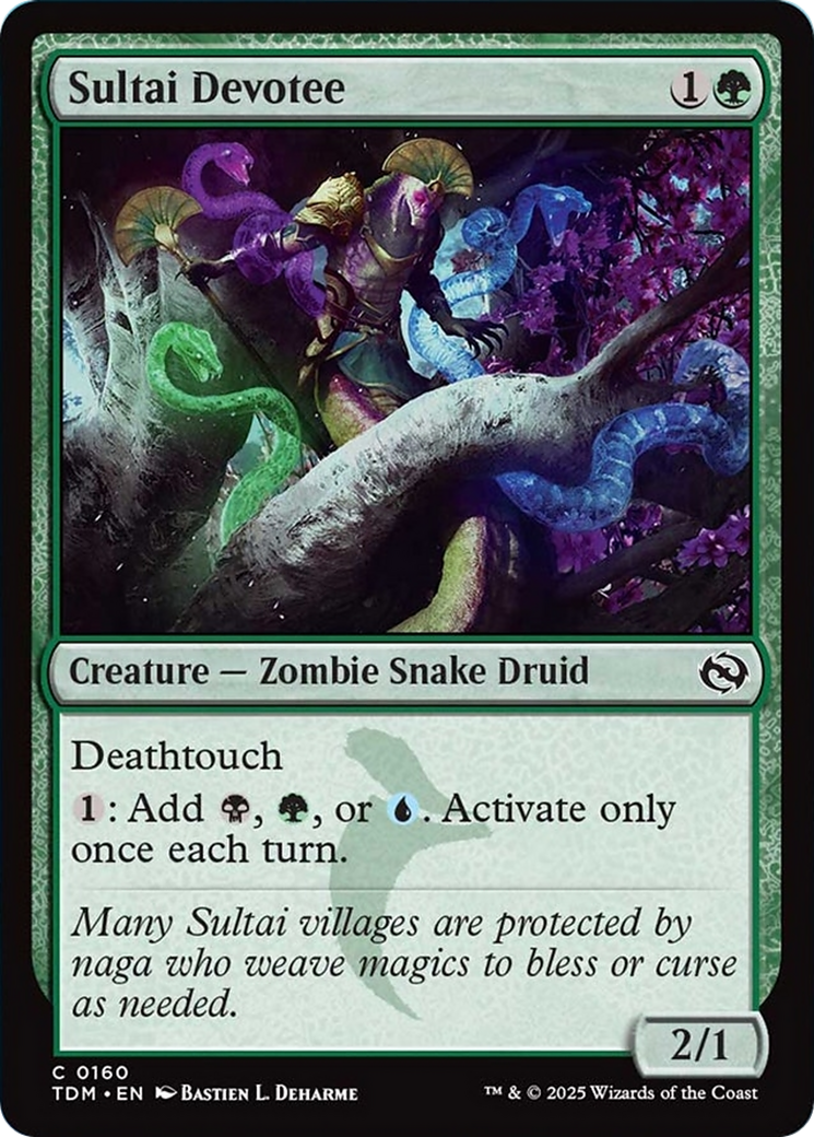 Sultai Devotee [Tarkir: Dragonstorm] | Mega City Incorporated