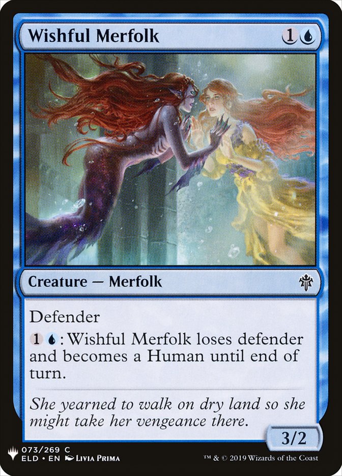 Wishful Merfolk [Mystery Booster] | Mega City Incorporated
