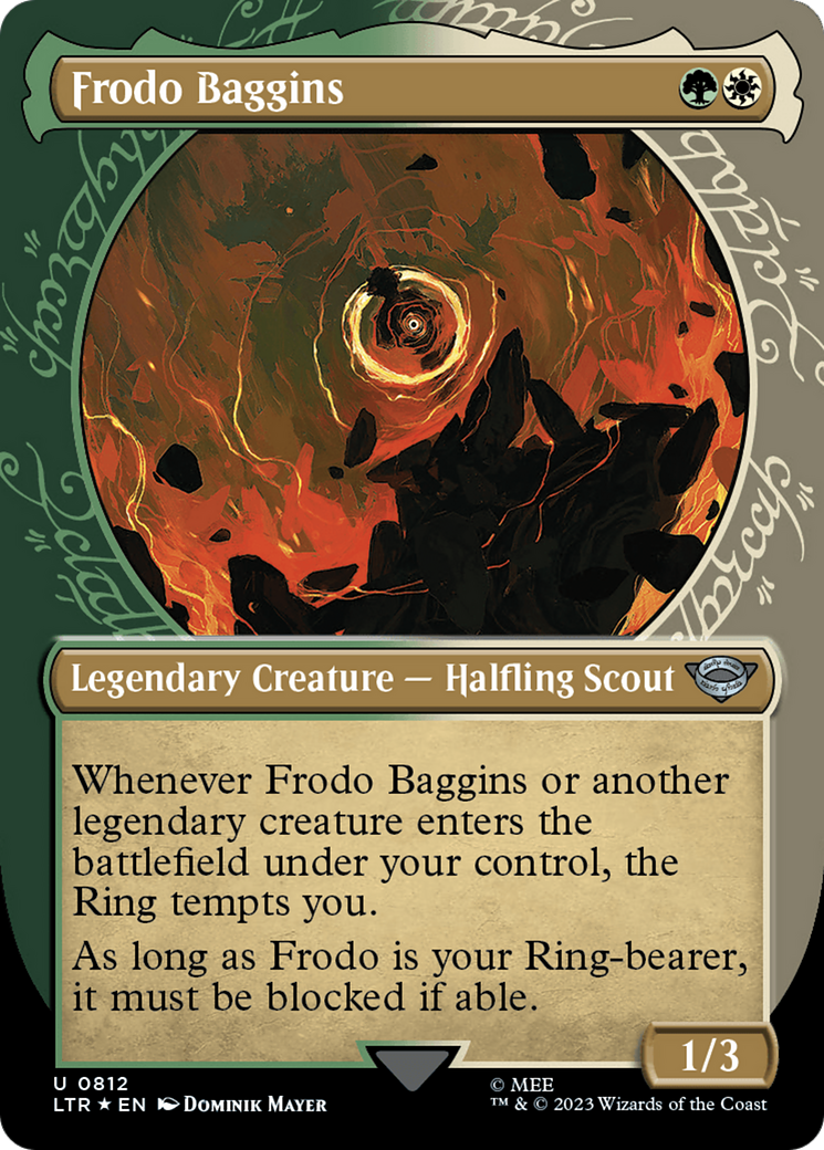 Frodo Baggins (Showcase) (Surge Foil) [The Lord of the Rings: Tales of Middle-Earth] | Mega City Incorporated