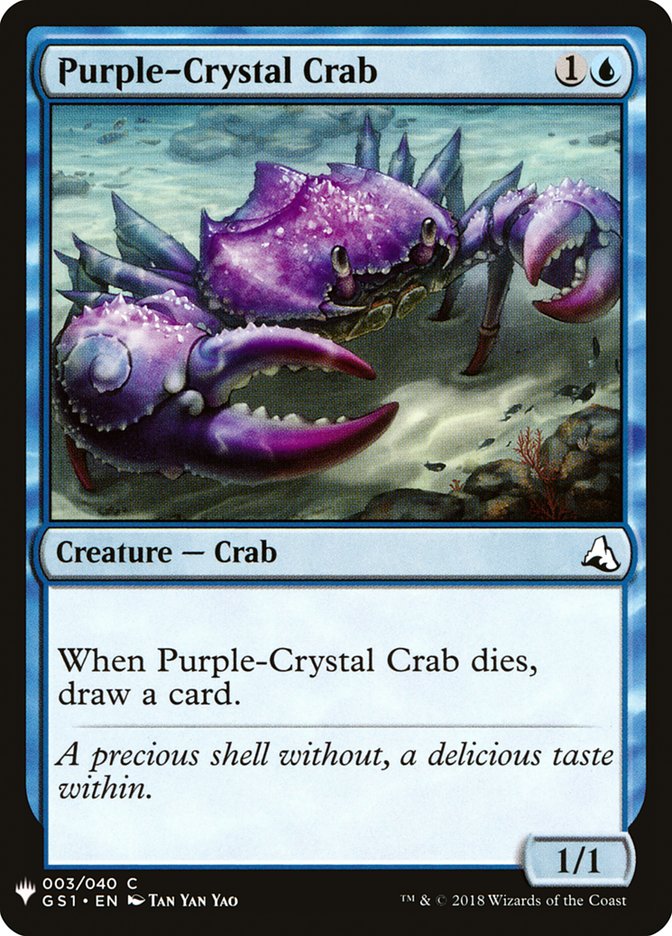 Purple-Crystal Crab [Mystery Booster] | Mega City Incorporated