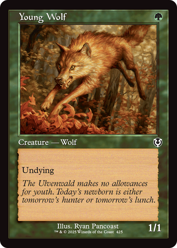 Young Wolf (Retro Frame) [Innistrad Remastered] | Mega City Incorporated