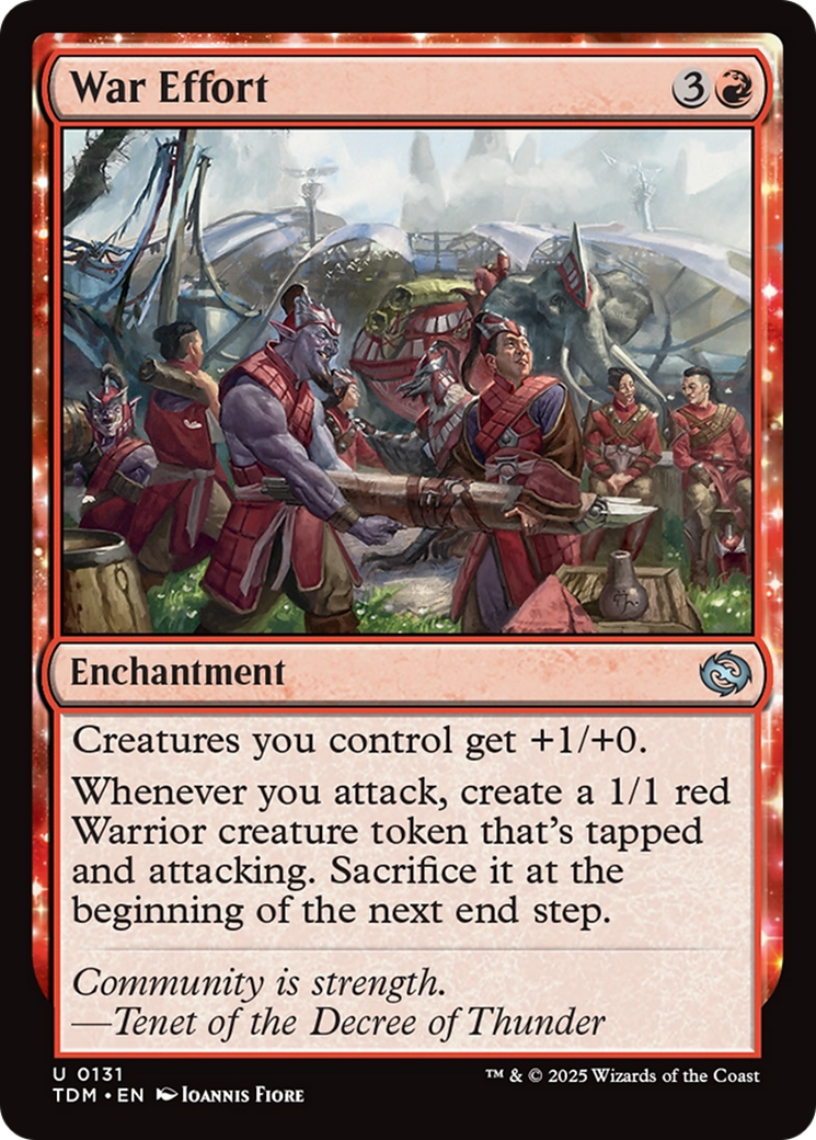 War Effort [Tarkir: Dragonstorm] | Mega City Incorporated