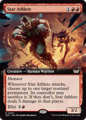 Star Athlete (Extended Art) [Duskmourn: House of Horror Commander] | Mega City Incorporated