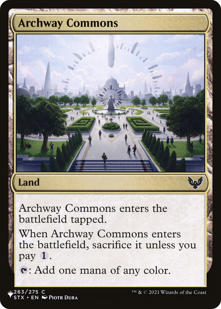 Archway Commons [The List] | Mega City Incorporated