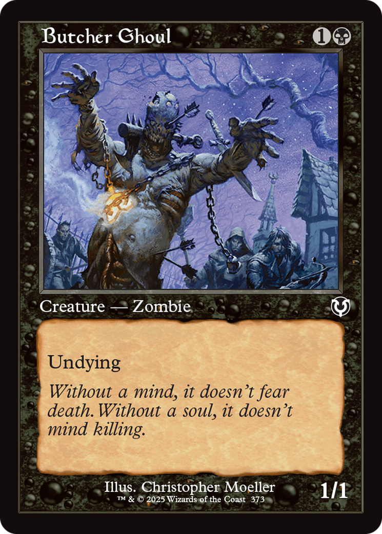 Butcher Ghoul (Retro Frame) [Innistrad Remastered] | Mega City Incorporated