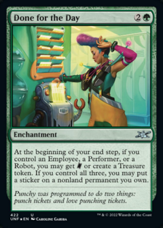 Done for the Day (Galaxy Foil) [Unfinity] | Mega City Incorporated