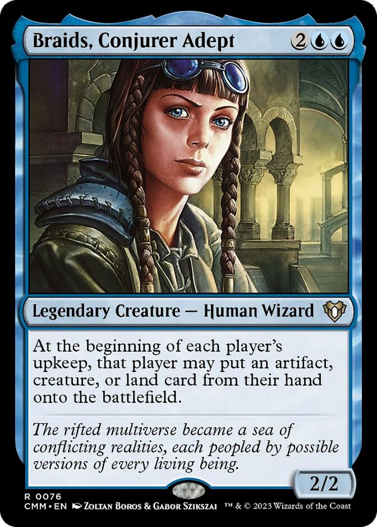 Braids, Conjurer Adept [Commander Masters] | Mega City Incorporated