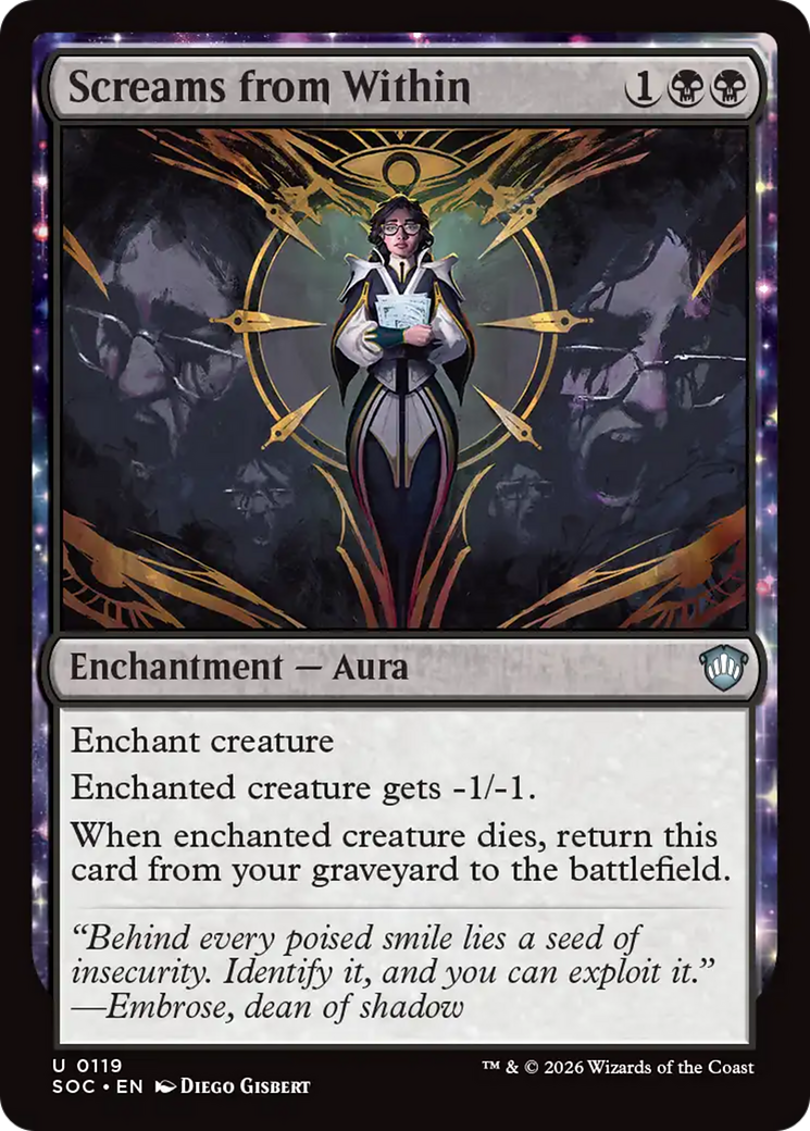 Screams from Within [Secrets of Strixhaven Commander] | Mega City Incorporated