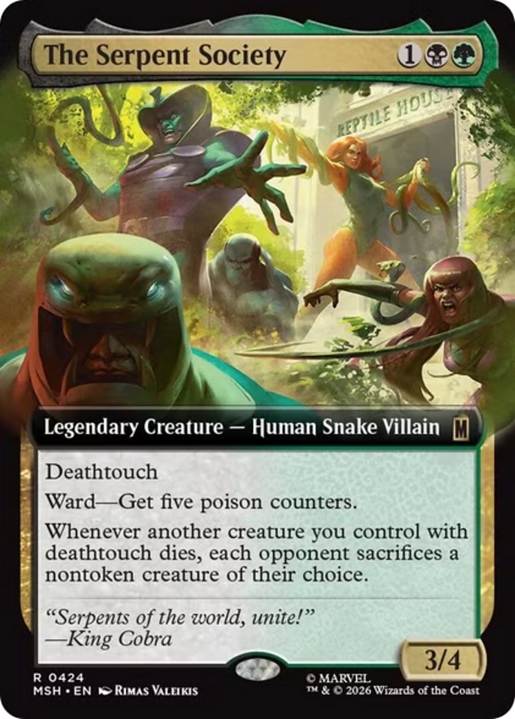 The Serpent Society (Extended Art) [Marvel Super Heroes] | Mega City Incorporated
