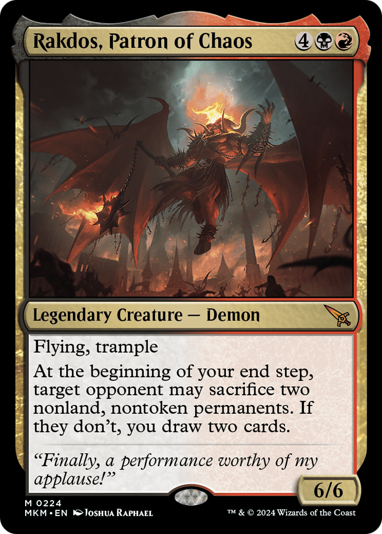 Rakdos, Patron of Chaos [Murders at Karlov Manor] | Mega City Incorporated