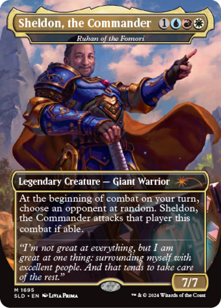 Ruhan of the Fomori - Sheldon, the Commander [Secret Lair: Sheldon's Spellbook] | Mega City Incorporated