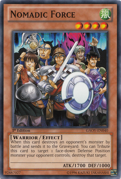 Nomadic Force [GAOV-EN040] Common | Mega City Incorporated