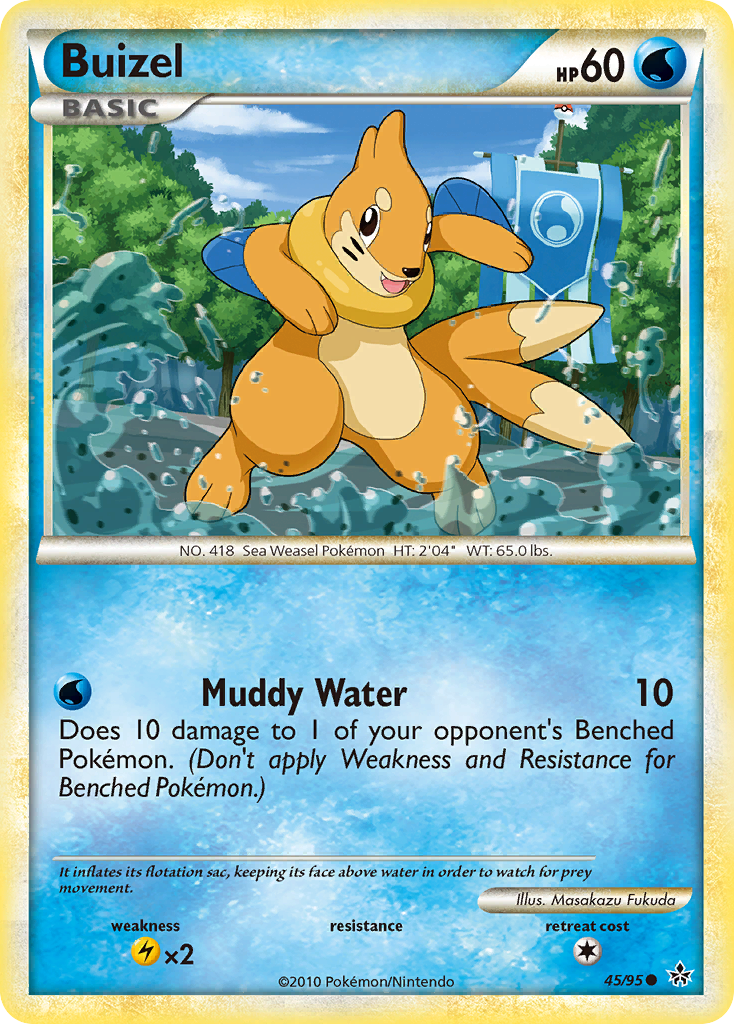 Buizel (45/95) [HeartGold & SoulSilver: Unleashed] | Mega City Incorporated