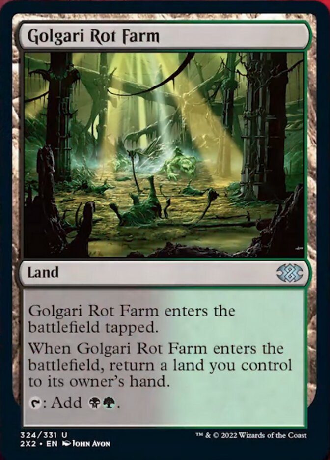 Golgari Rot Farm [Double Masters 2022] | Mega City Incorporated