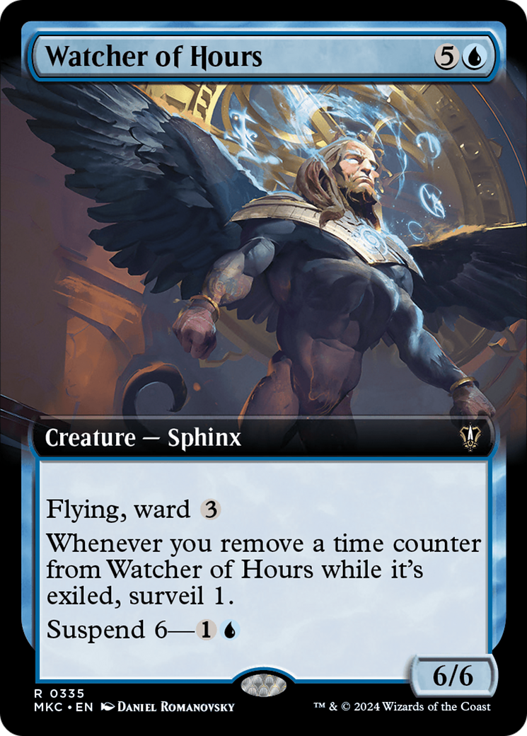 Watcher of Hours (Extended Art) [Murders at Karlov Manor Commander] | Mega City Incorporated