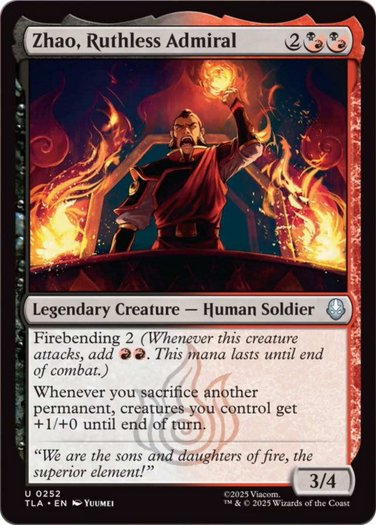 Zhao, Ruthless Admiral [Avatar: The Last Airbender] | Mega City Incorporated
