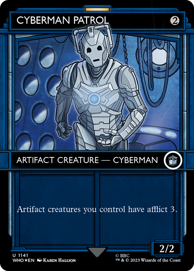 Cyberman Patrol (Showcase) (Surge Foil) [Doctor Who] | Mega City Incorporated