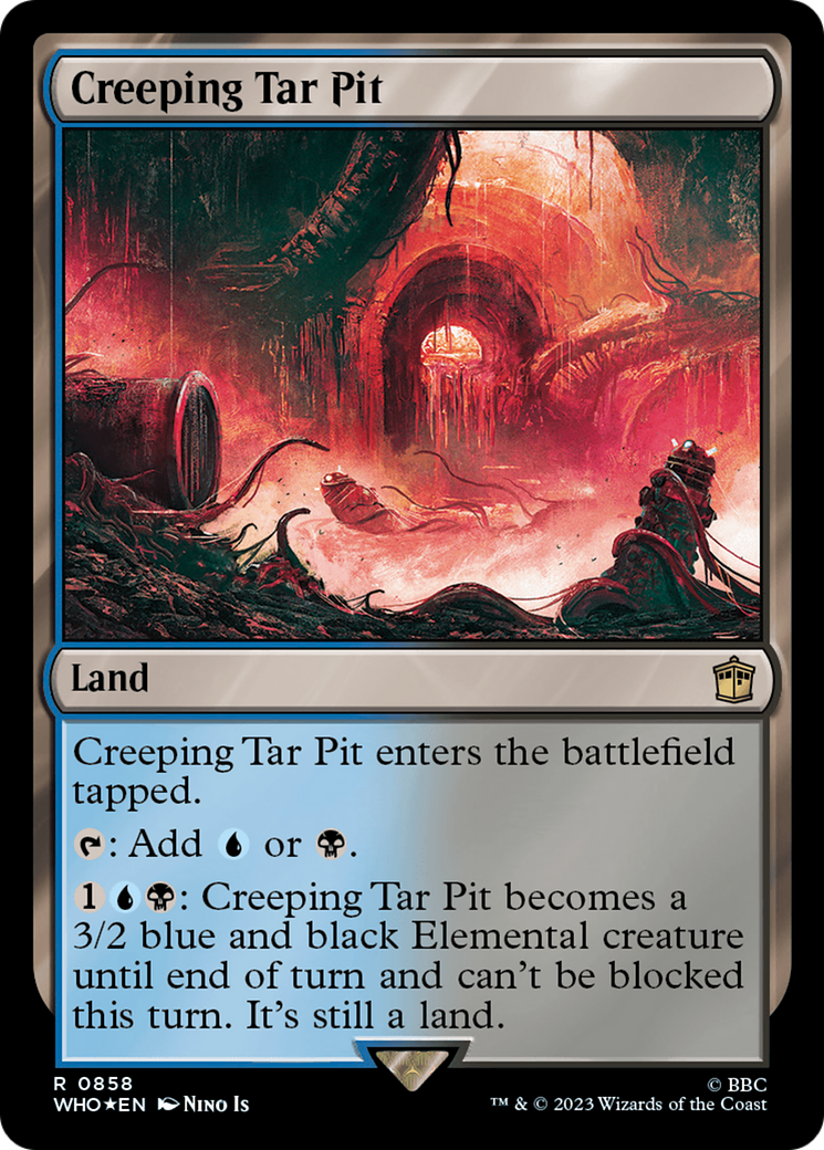 Creeping Tar Pit (Surge Foil) [Doctor Who] | Mega City Incorporated