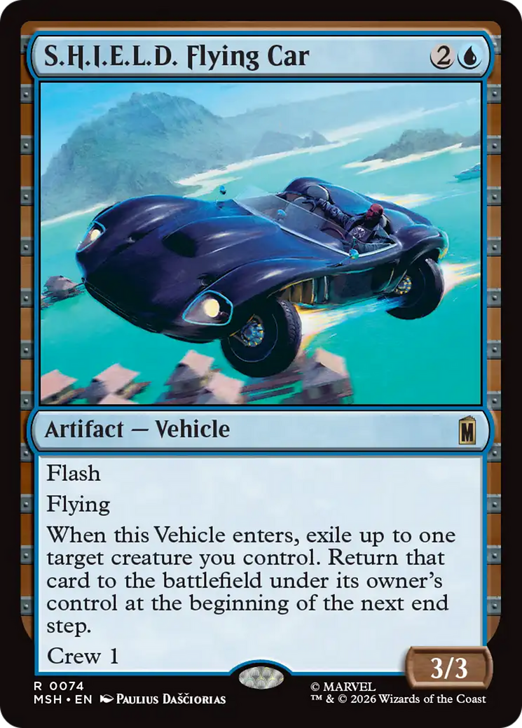 S.H.I.E.L.D. Flying Car [Marvel Super Heroes] | Mega City Incorporated