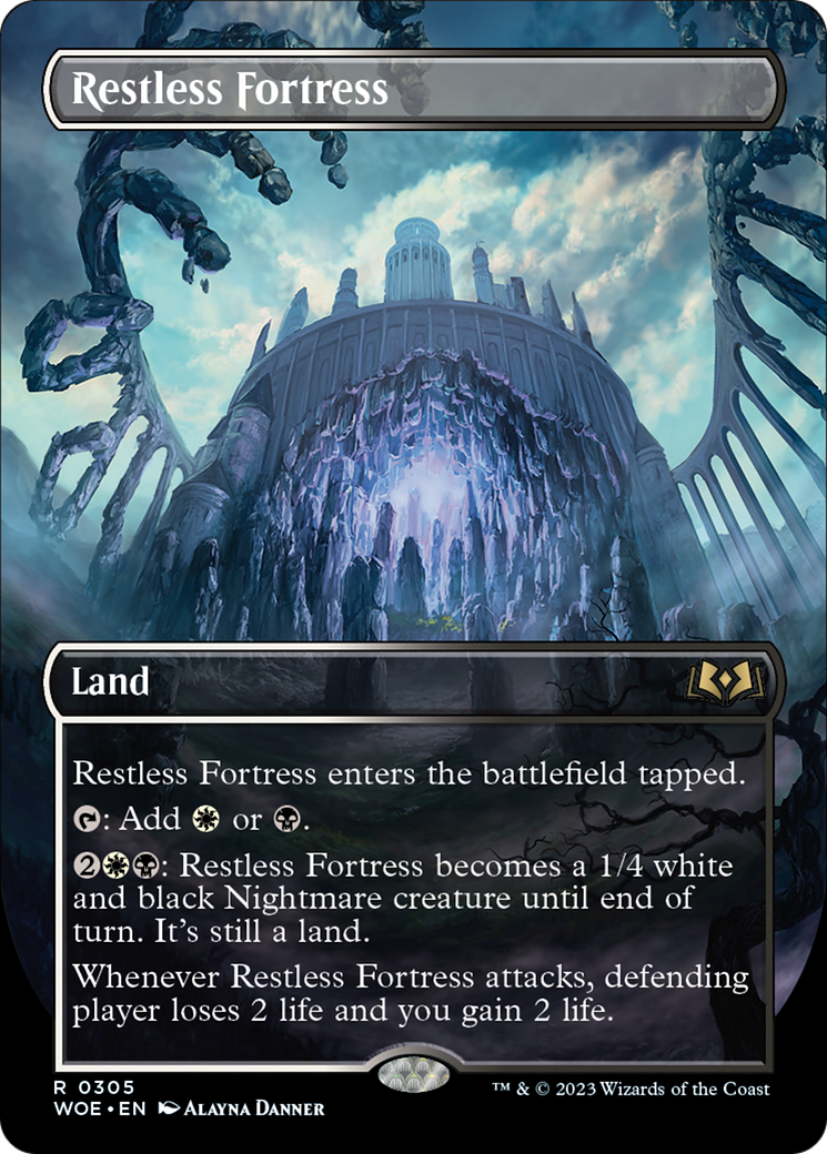 Restless Fortress (Borderless Alternate Art) [Wilds of Eldraine] | Mega City Incorporated