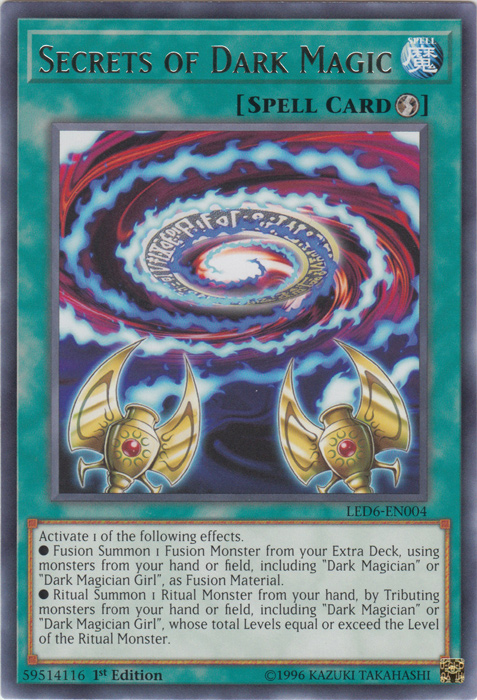 Secrets of Dark Magic [LED6-EN004] Rare | Mega City Incorporated