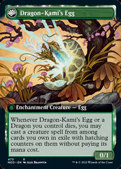 The Dragon-Kami Reborn // Dragon-Kami's Egg (Extended Art) [Kamigawa: Neon Dynasty] | Mega City Incorporated