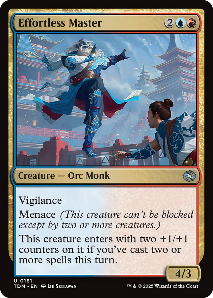 Effortless Master [Tarkir: Dragonstorm] | Mega City Incorporated