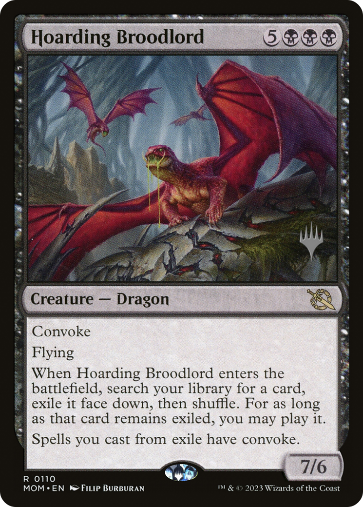 Hoarding Broodlord (Promo Pack) [March of the Machine Promos] | Mega City Incorporated