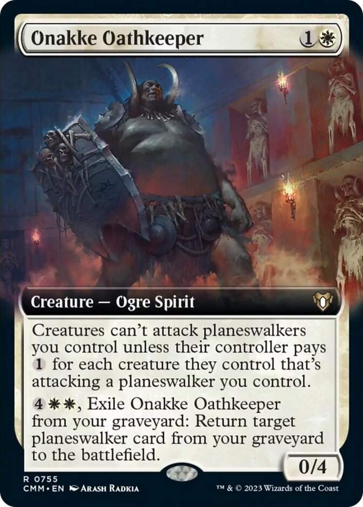 Onakke Oathkeeper (Extended Art) [Commander Masters] | Mega City Incorporated