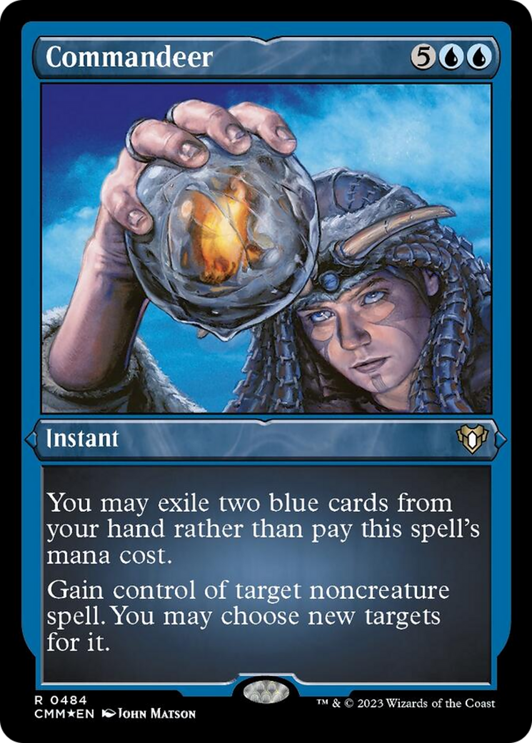 Commandeer (Foil Etched) [Commander Masters] | Mega City Incorporated