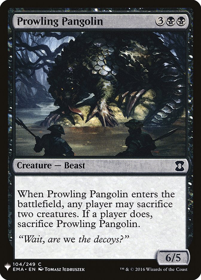 Prowling Pangolin [Mystery Booster] | Mega City Incorporated