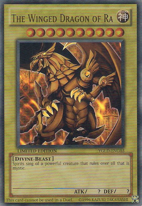 The Winged Dragon of Ra [YGLD-ENG03] Ultra Rare | Mega City Incorporated