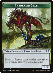 Phyrexian Beast Token [Phyrexia: All Will Be One Tokens] | Mega City Incorporated