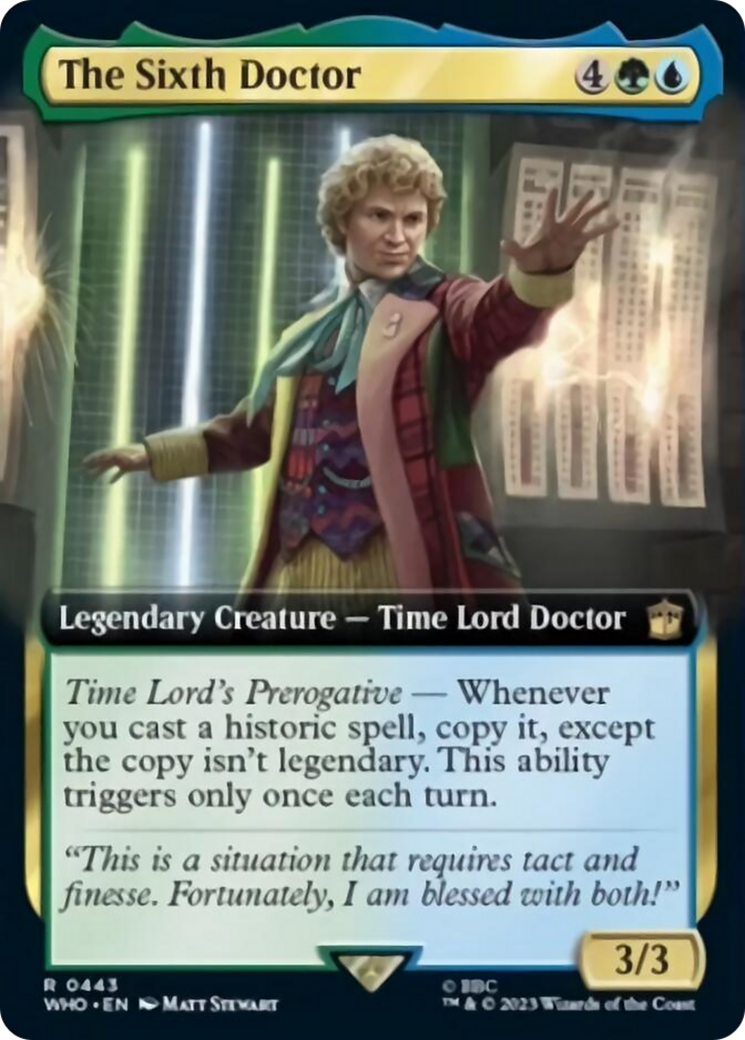 The Sixth Doctor (Extended Art) [Doctor Who] | Mega City Incorporated