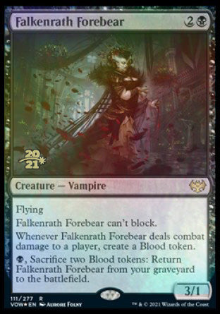 Falkenrath Forebear [Innistrad: Crimson Vow Prerelease Promos] | Mega City Incorporated