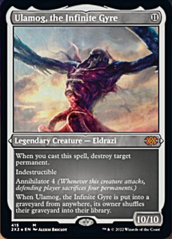 Ulamog, the Infinite Gyre (Foil Etched) [Double Masters 2022] | Mega City Incorporated