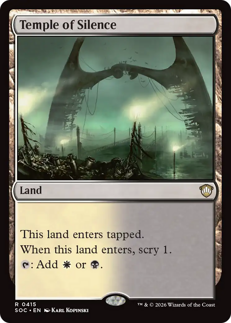 Temple of Silence [Secrets of Strixhaven Commander] | Mega City Incorporated