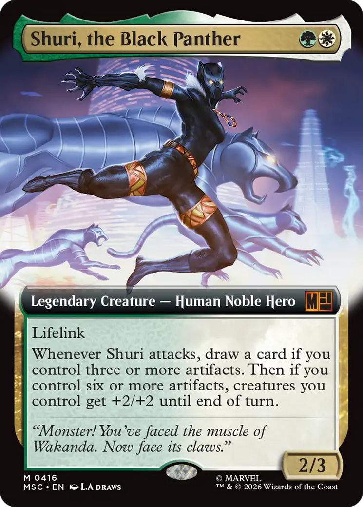 Shuri, the Black Panther (Extended Art) [Marvel Super Heroes Commander] | Mega City Incorporated