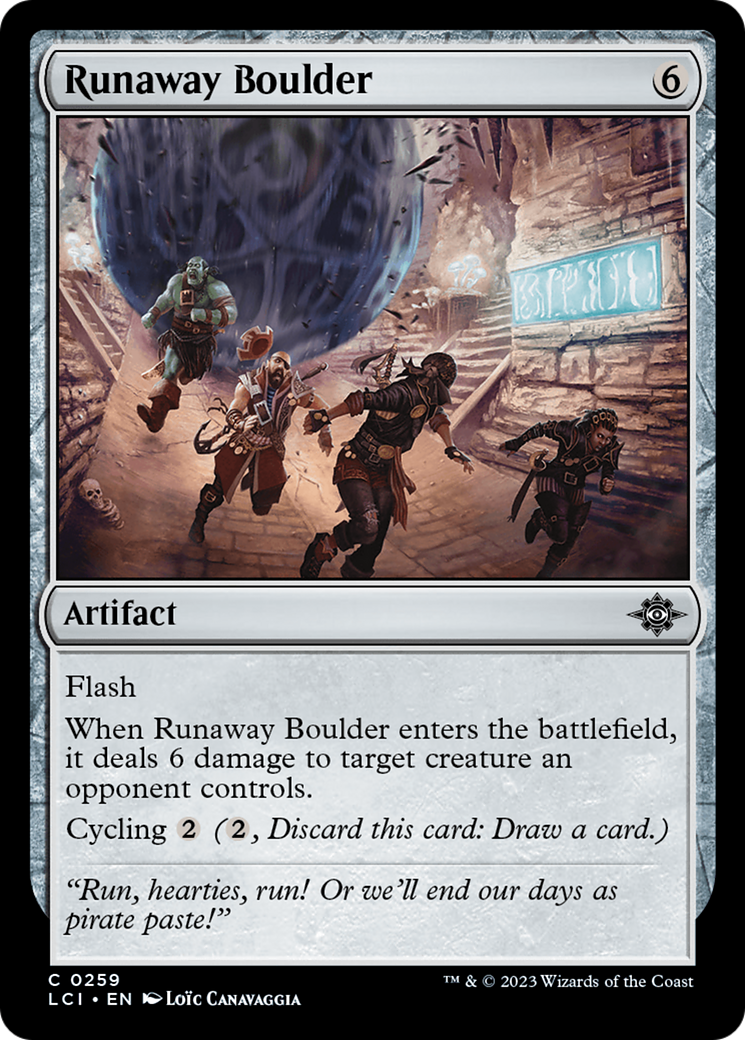 Runaway Boulder [The Lost Caverns of Ixalan] | Mega City Incorporated