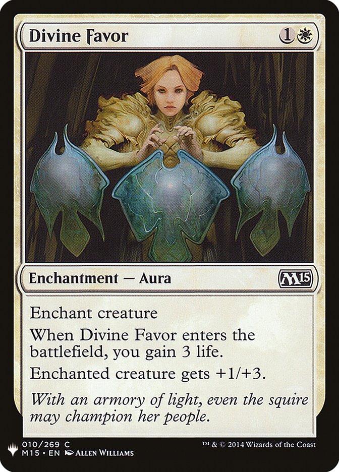 Divine Favor [Mystery Booster] | Mega City Incorporated