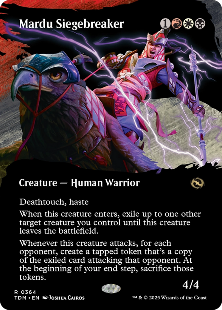 Mardu Siegebreaker (Borderless) [Tarkir: Dragonstorm] | Mega City Incorporated