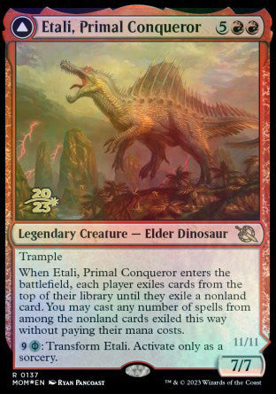 Etali, Primal Conqueror // Etali, Primal Sickness [March of the Machine Prerelease Promos] | Mega City Incorporated