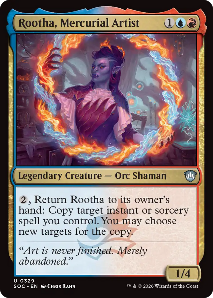 Rootha, Mercurial Artist [Secrets of Strixhaven Commander] | Mega City Incorporated