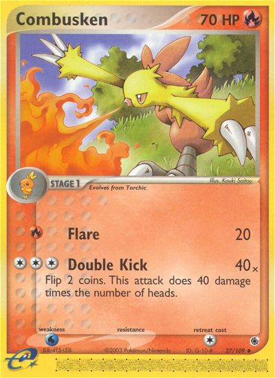 Combusken (27/109) [EX: Ruby & Sapphire] | Mega City Incorporated