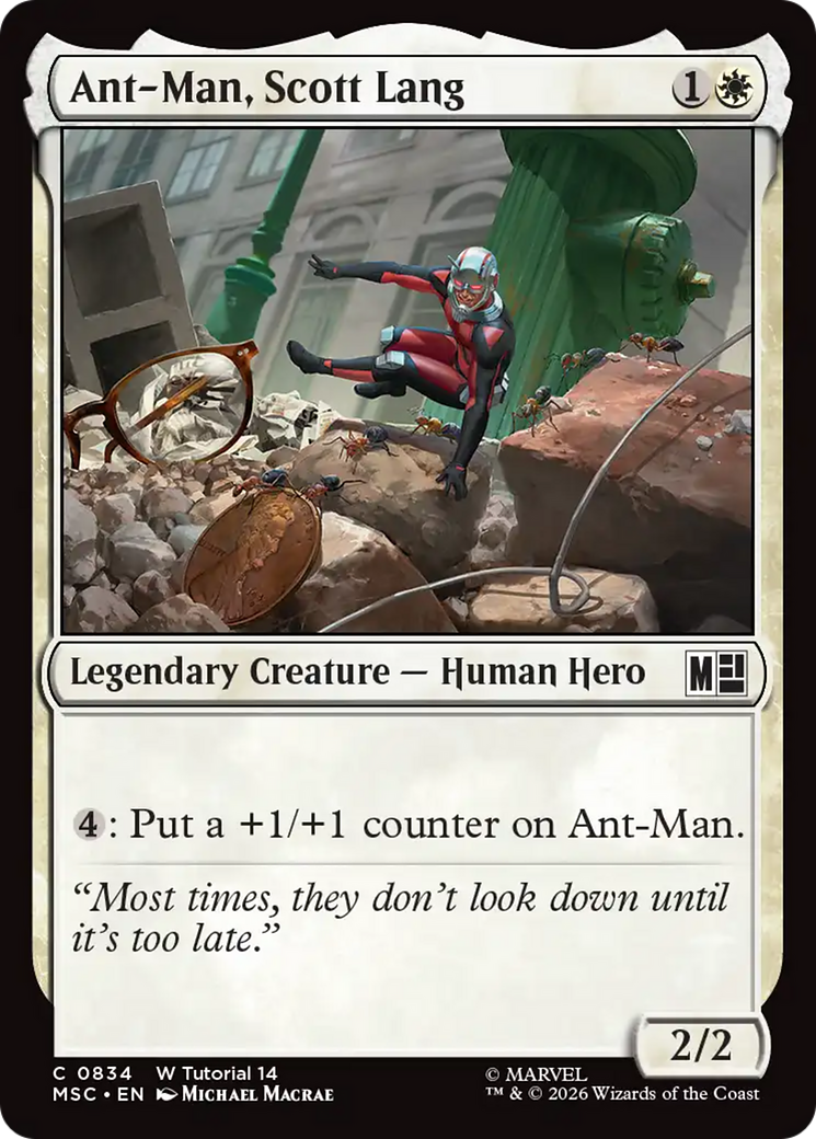 Ant-Man, Scott Lang (0834) [Marvel Super Heroes Commander] | Mega City Incorporated