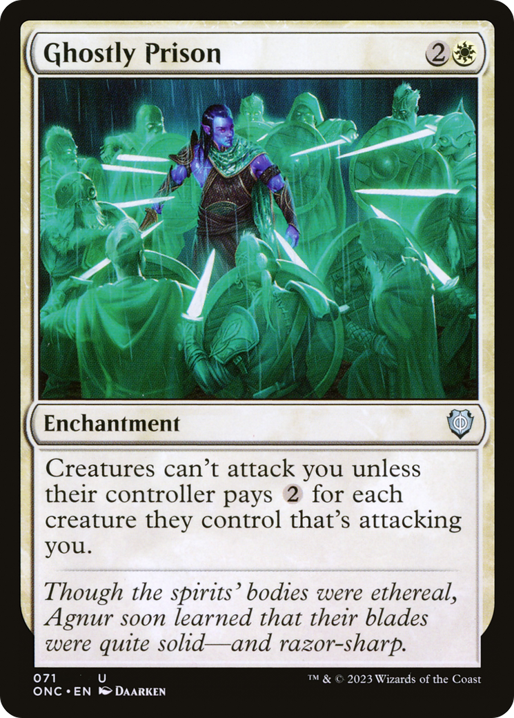 Ghostly Prison [Phyrexia: All Will Be One Commander] | Mega City Incorporated