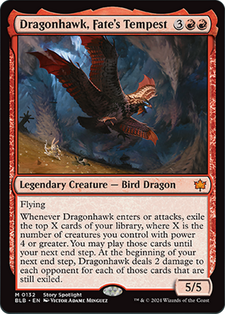 Dragonhawk, Fate's Tempest [Bloomburrow] | Mega City Incorporated